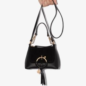 Authentic See by Chloé Mini Joan leather crossbody bag